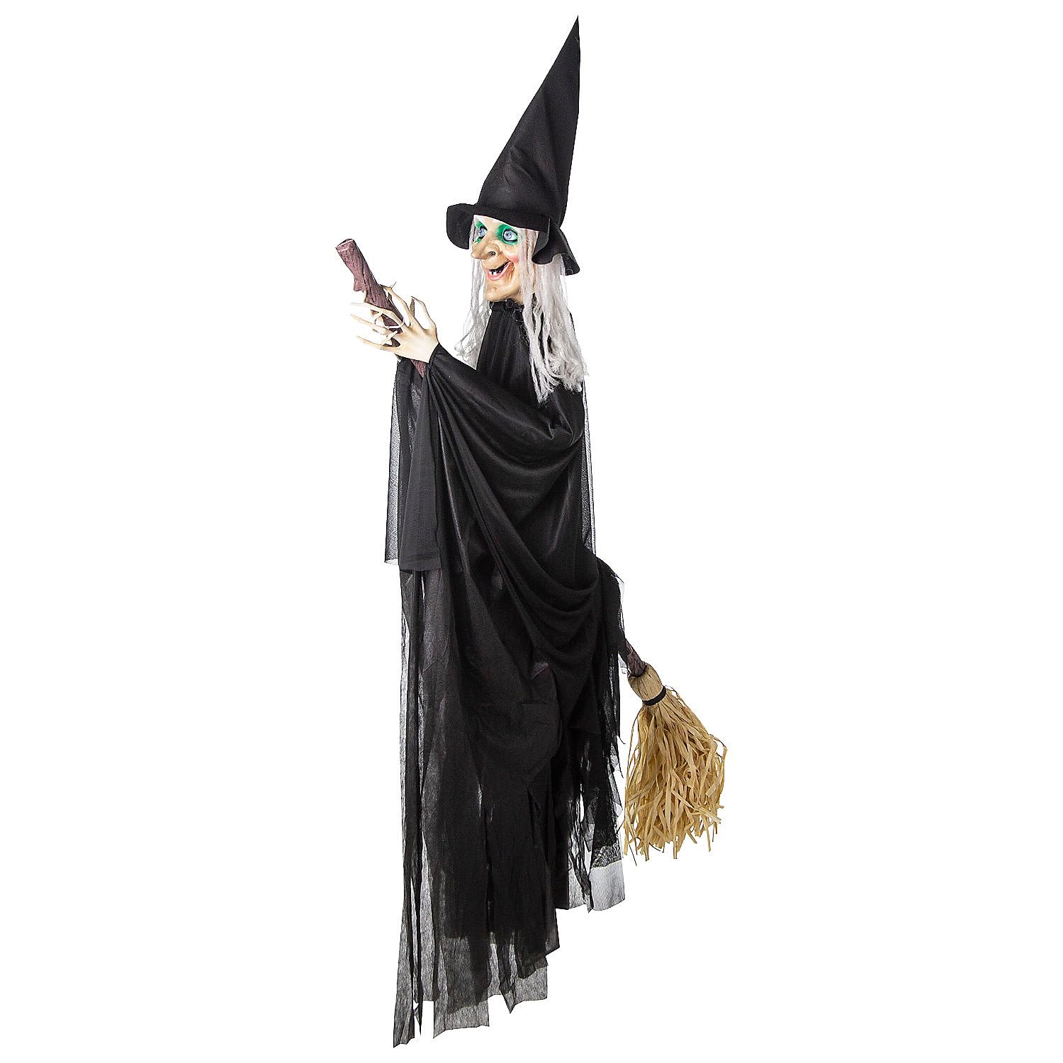 Amazon.com: Fun Express 6 Ft. Lifesize Flying Witch Outdoor